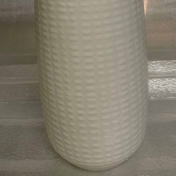 1960’s Basketweave Vase - Scheurich Vase Form 203-26 white knobs ceramic - Picture 2 of 5
